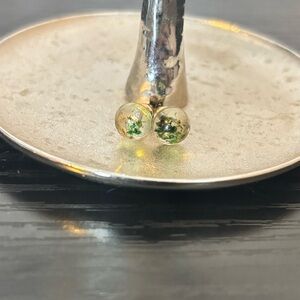 Vintage Hot Topic Faux Ghost Quartz earrings